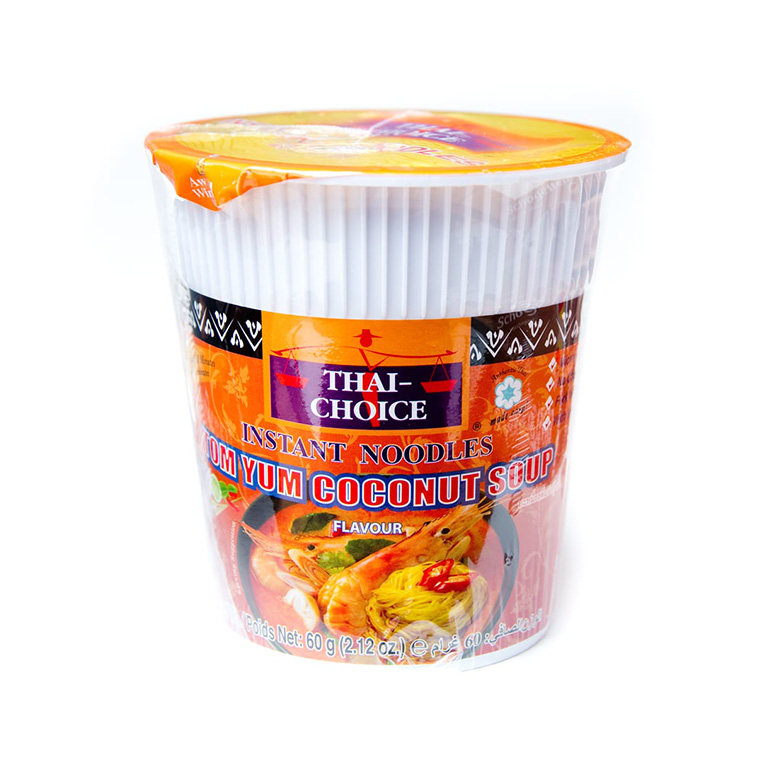 THAI CHOICE Tom Yum kookossupimaitselised kiirnuudlid topsis 60g