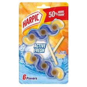 WC seep, Harpic Sparkling Citrus Duo, 70g