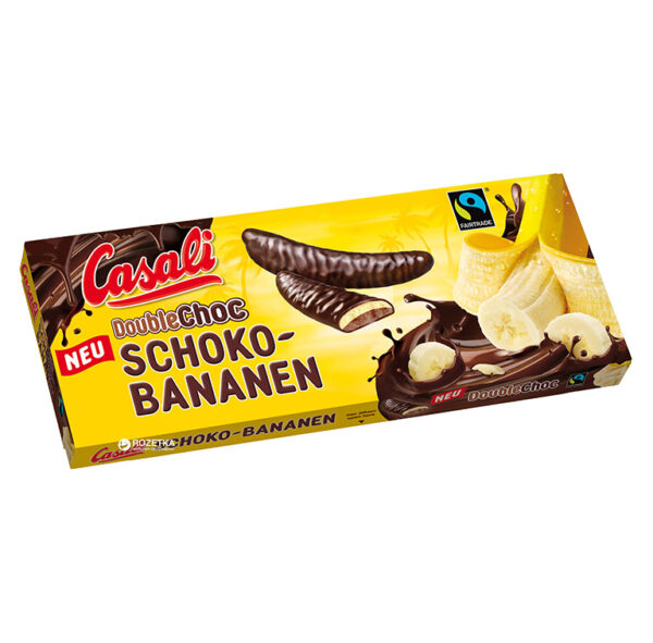 CASALI šokolādes banāni Double Choc kastītē 300g