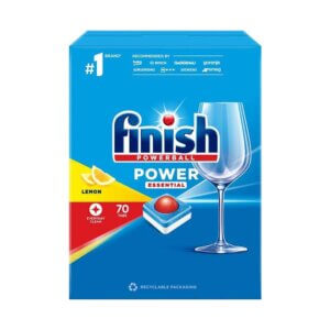 Nõudepesumasina tabletid Power Essential Lemon, FINISH, 70 tk