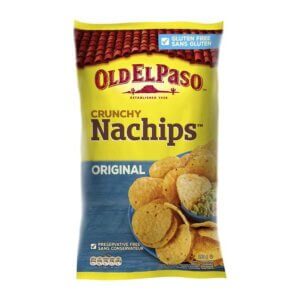 Maisikrõpsud Originaal gluteenivaba, OLD EL PASO, 185 g