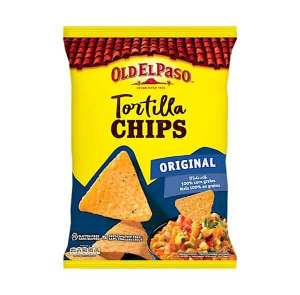 Maisikrõpsud soolaga, OLD EL PASO, 185 g
