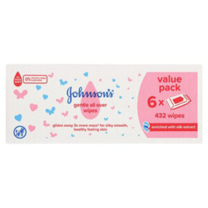 Niisked salvrätid Gentle All Over, JOHNSON'S, 6x72 tk