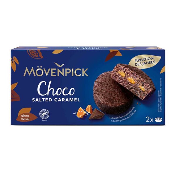 Tumeda šokolaadi koogikesed karamelliga, MÖVENPICK, 110 g