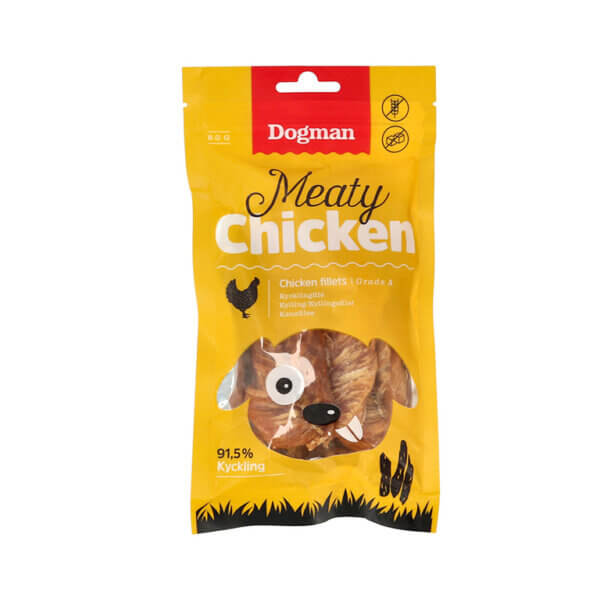 DOGMAN MEATY Koerale kanafilee ribad 80g