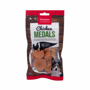 DOGMAN MEATY Koerale kanamedaljonid 80g