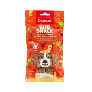 DOGMAN Koerale Putukasnäkk kibuvitsaga 80g