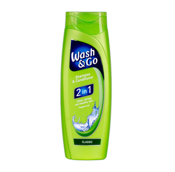 Šampoon 2in1 Classic, WASH & GO, 400 ml