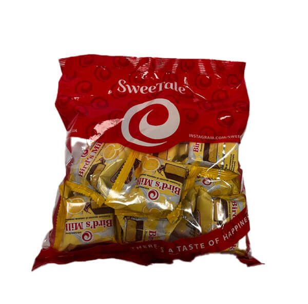 Sufleekompvekid kakaoglasuuris "Bird s milk" sidrunimaitselised 400g