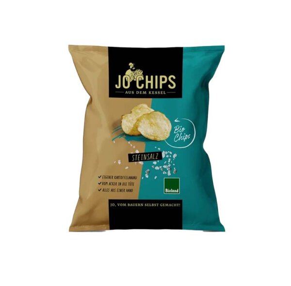 Bio kartupeļu čipsi JO Chips 125 g