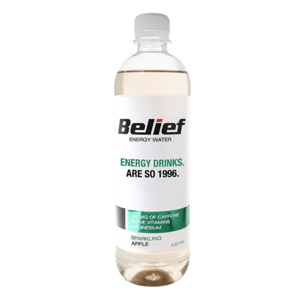 Gaseeritud rohelise õunamaitseline madala kalorsusega jook, BELIEF, 530 ml