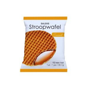 Vahvel karamellitäidisega, SALEKS, 33 g