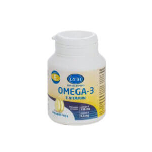 Lysi Omega-3 Kalaõli & E-vitamiini Kapslid 120tk