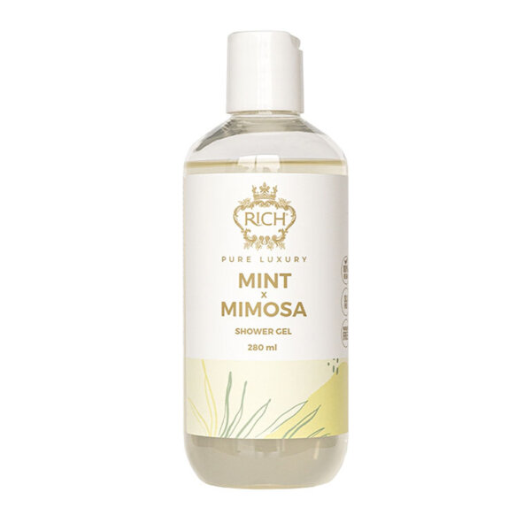 Dušigeel niisutav ja toitev (piparmünt-mimoos), RICH, 280 ml