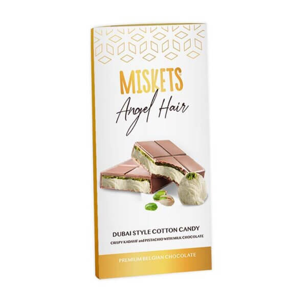Piimašokolaad Dubai Angel Hair, MISKETS, 90 g