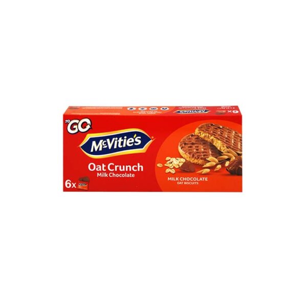 McVities Piimašokolaadiga Täisteraküpsised 225g (6x37.5g)