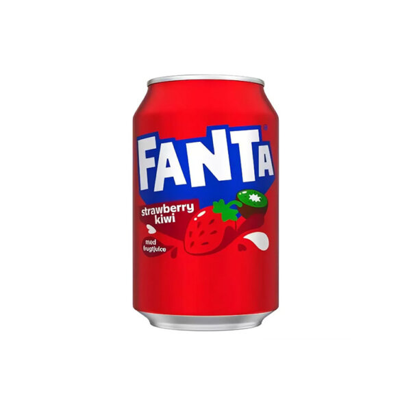 Gāzēts dzēriens FANTA Zemeņu Kivi 330ml