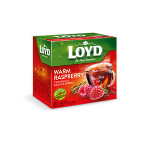 Tee LOYD vaarika-, kaneeli ja musta pipra maitseline 20 x 2g