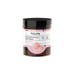 YOLYN massaažiõli-küünal Roos 120ml
