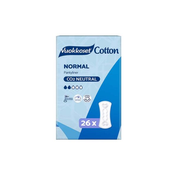 Vuokkoset Cotton Normal pesukaitse 26 tk