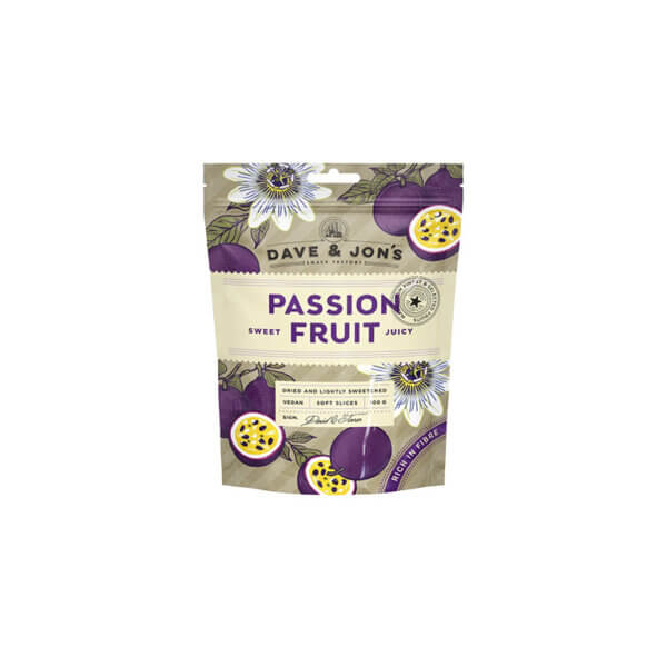 Dave & Jon´s Kuivatatud Passioniviljaviilud 100g