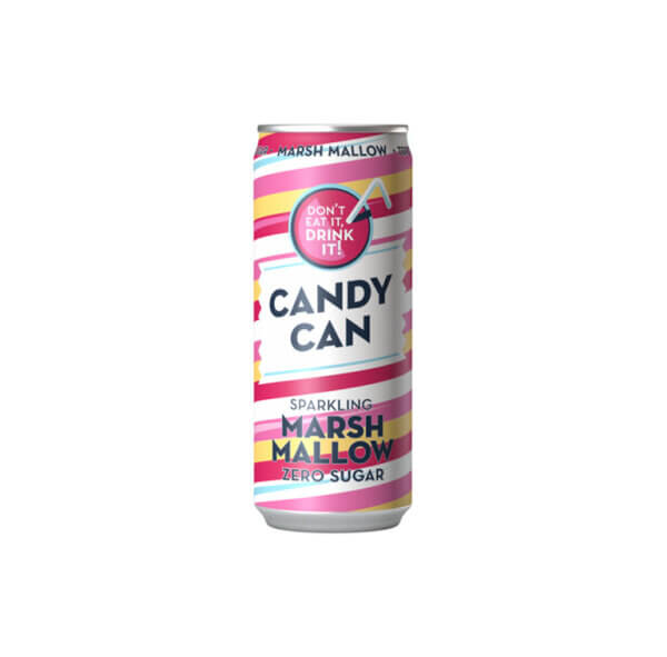 Karboniseeritud karastusjook CANDY CAN, vahukommimaitseline, 0,33L