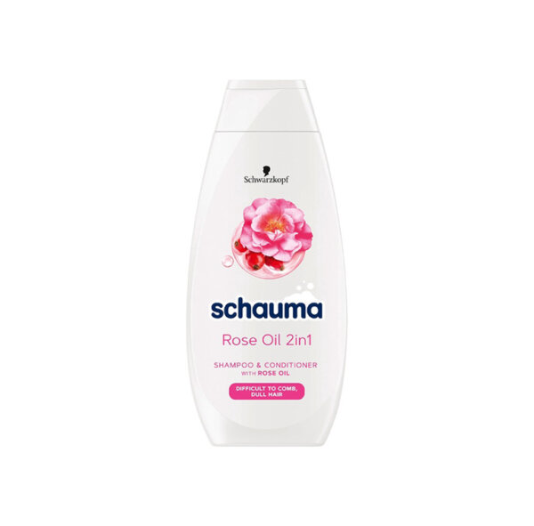 Šampūns Schauma Rose oil 2in1 400 ml