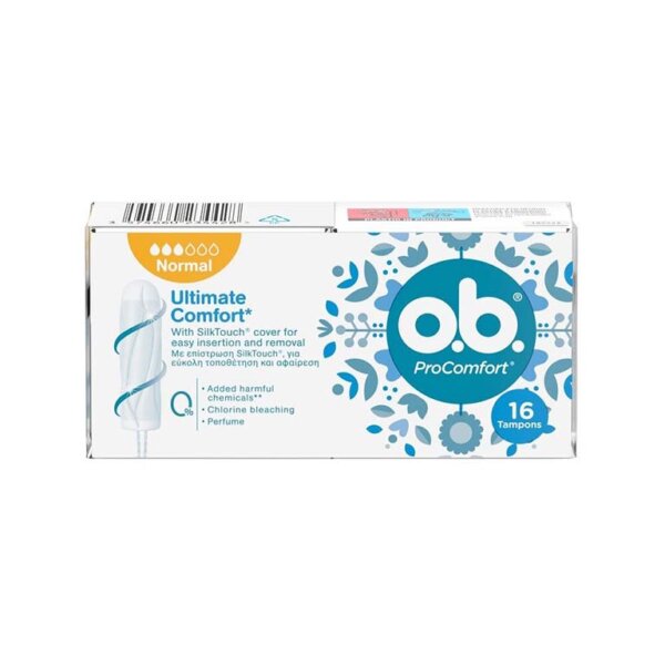Tamponi Pro Comfort Normal, O.B., 16 gab.