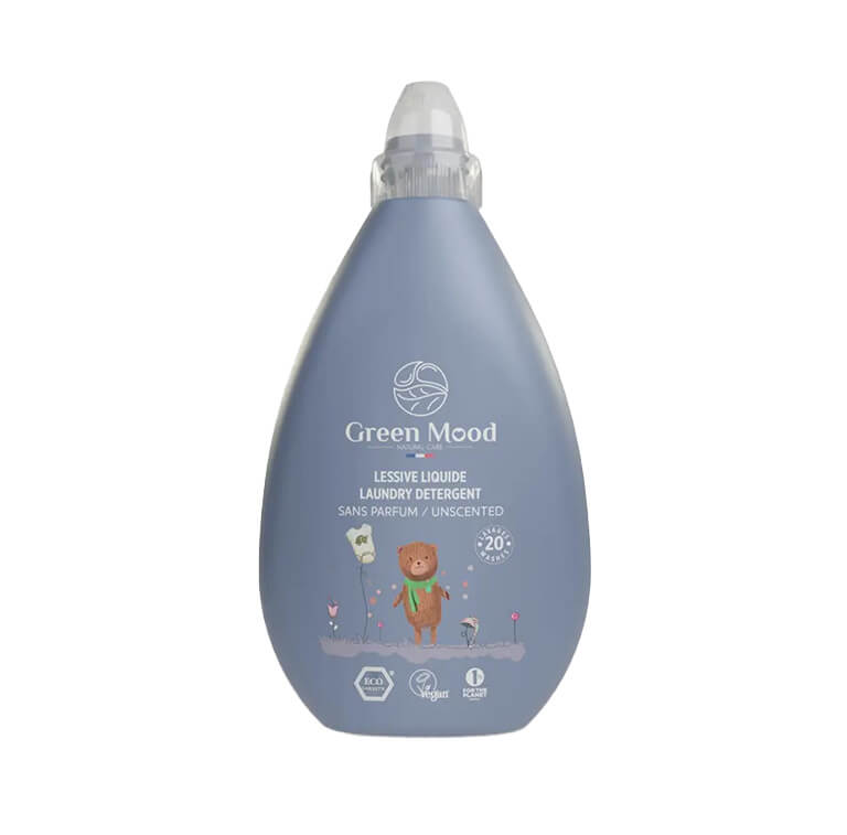 Pesugeel GREEN MOOD BABY Allergiavaba ja Lõhnatu VEGAN 1L