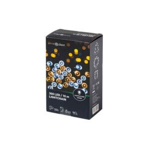 Valguskett Prime Light 300LED soe valge/külm valge 10m