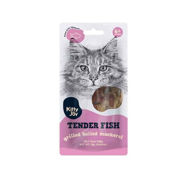 Maius kaķim Kitty Joy Tender Grilled Mackerel Naturāls 25g