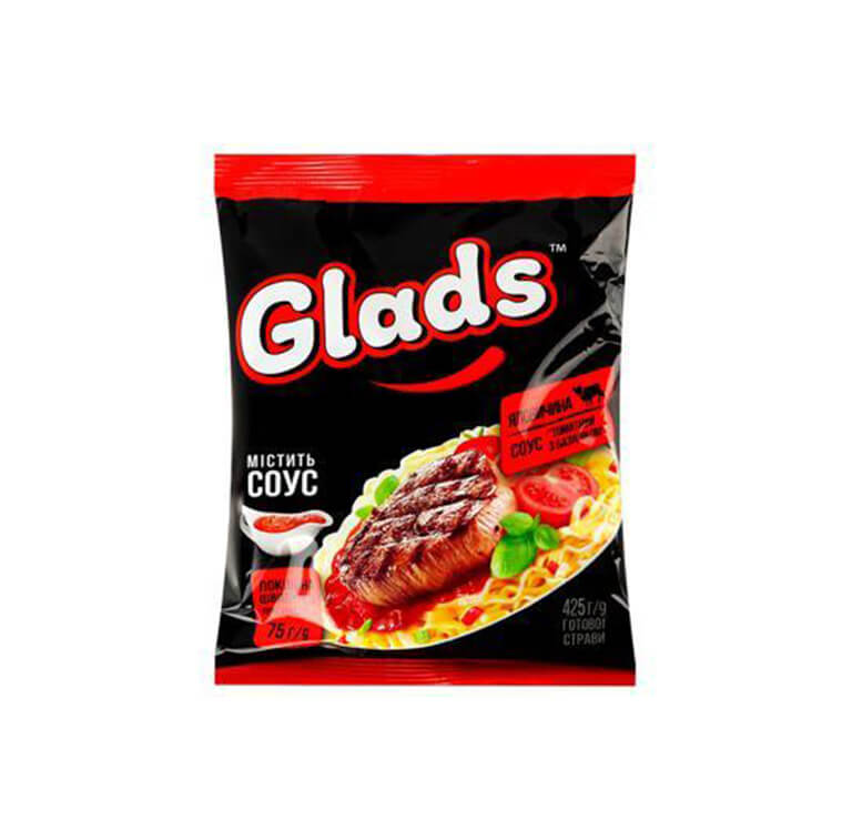 Kiirnuudlid Veisemaitselised Tomatikste ja Basiilikuga 75g