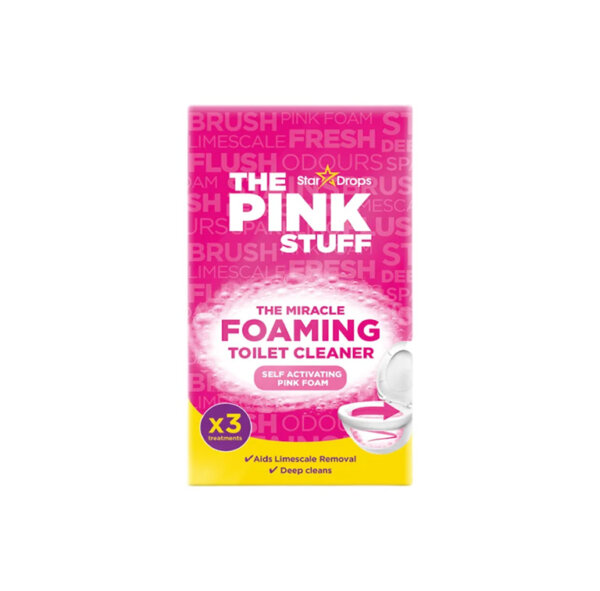 WC tīrīšanas līdzeklis The Pink Stuff Putotā 3x100g