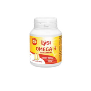 D-vitamiin Omega-3 Lysi Caps 120tk