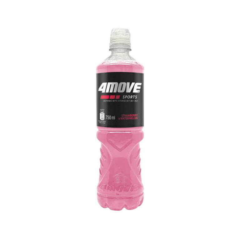 Spordijook 4 MOVE Maasika ja Arbuusi Isotooniline 750ml