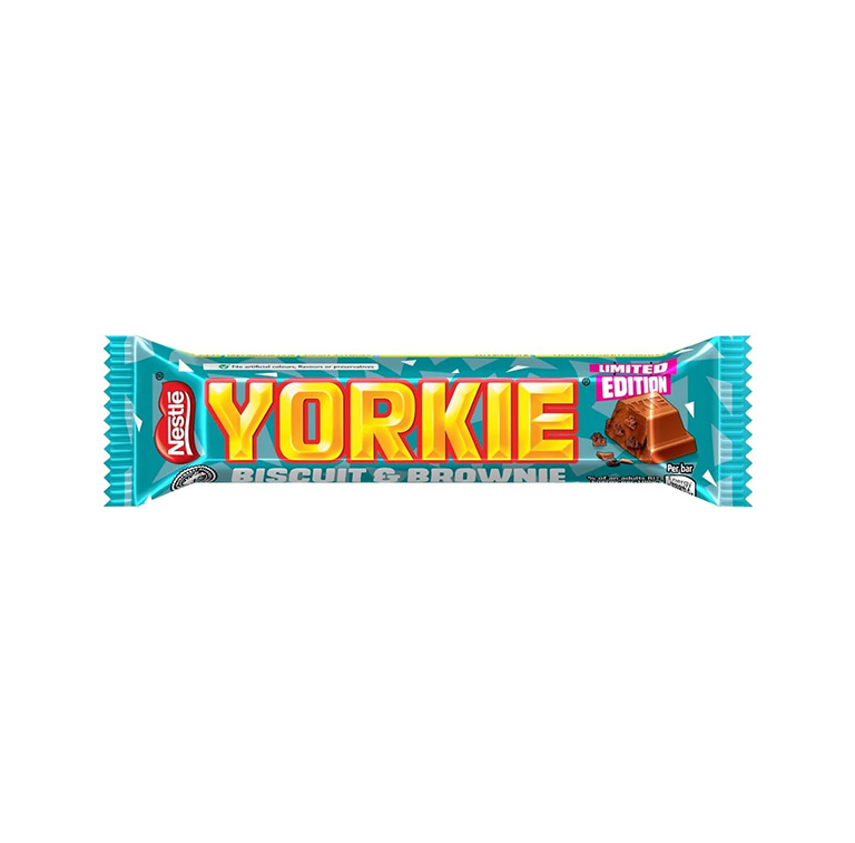 Šokolaadibatoon Yorkie Biscuit & Brownie 44g