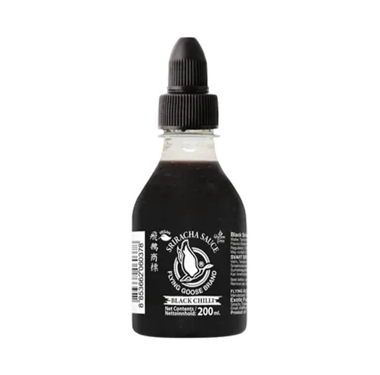 Flying goose sriracha musta tšilli kaste 200ml