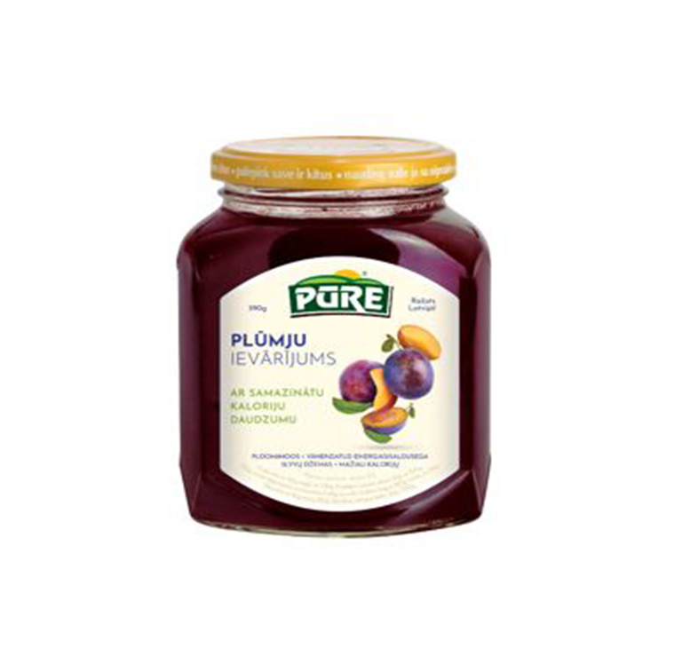 Ploomimoos PURE Madala Kalorisisaldusega 390g