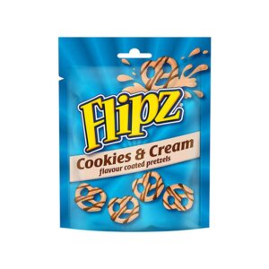 Küpsised FLIPZ Cookies & Cream, 90 g
