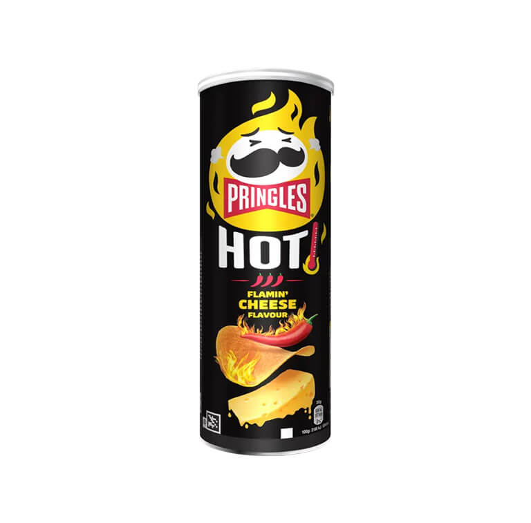 Kartulikrõpsud PRINGLES Hot Flamin' Cheese, 160 g