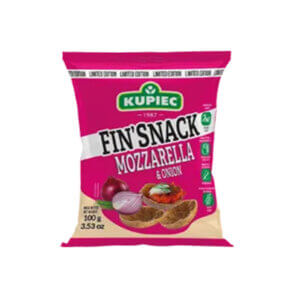 Leivakrõpsud Kupiec Fin'snack Mozzarella & Sibul 100g