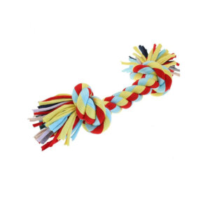 Suņu rotaļu virve ar mezgliem