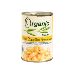 Valge uba vees 400 g, ORGANIC FOOD, 240 g neto