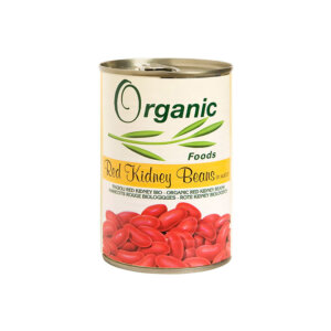 Punane aeduba vees 400 g, ORGANIC FOOD, 240 g neto