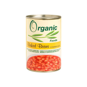 Hautatud oad tomatikastmes, ORGANIC FOOD, 400 g