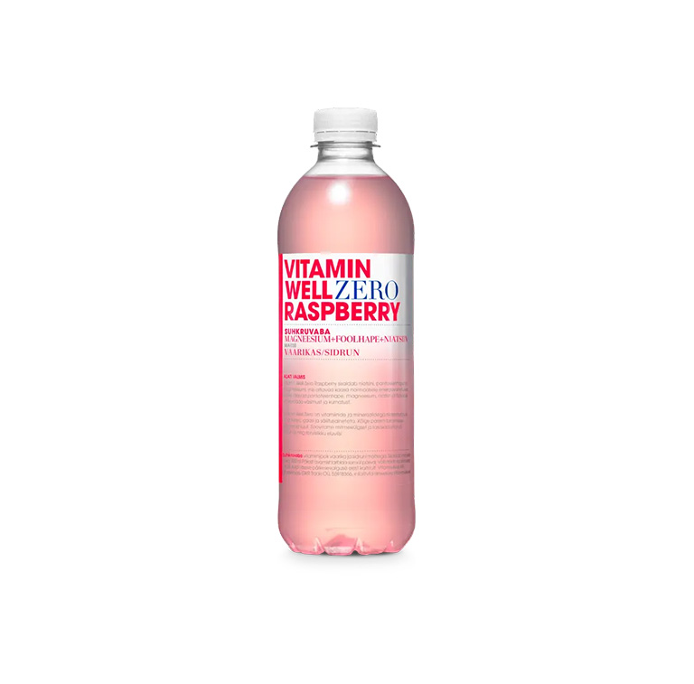 Vitamiinijook Vitamin Well Zero Raspberry 500 ml