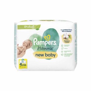 Niisked Salvrätikud Pampers Harmonie New Baby 4x46tk