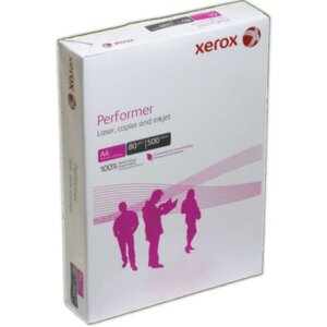 Kopējamais papīrs A4 Xerox Performer 80 g, balts, 500 loksnes iepakojumā