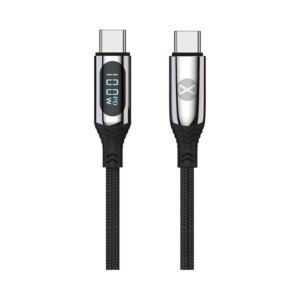 Kaabel kiirlaadimine, sülearvuti USB-C / USB-C, 1,0 m, 100 W, Forever, must