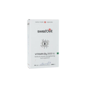 Vitamins D3 Swiss Ovit 2000 SV, 30 kapsulas
